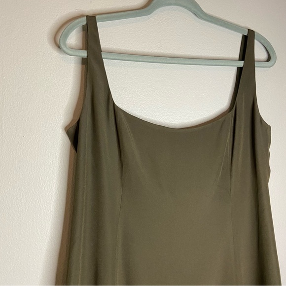 Armani Collezioni Olive Green Mini Dress Sz 12 - Picture 3 of 11
